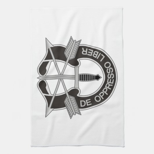 Spezialkräfte SF De Oppresso Liber Geschirrtuch (Vertikal)