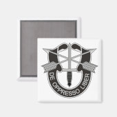 Spezialkräfte SF De Oppresso Liber Magnet (Vorderseite/Rückseite)