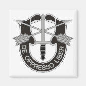 Spezialkräfte SF De Oppresso Liber Magnet (Vorne)