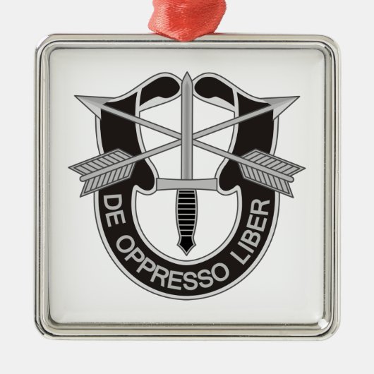 Spezialkräfte SF De Oppresso Liber Ornament Aus Metall (Vorne)