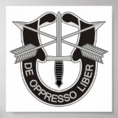 Spezialkräfte SF De Oppresso Liber Poster (Vorne)