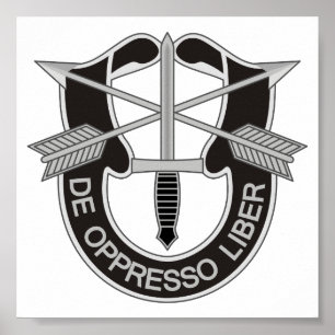 Spezialkräfte SF De Oppresso Liber Poster