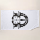 Spezialkräfte SF De Oppresso Liber Strandtuch (Vorderseite)