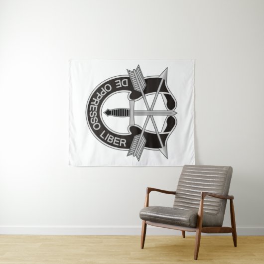 Spezialkräfte SF De Oppresso Liber Wandteppich (Beispiel (Horizontal))