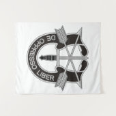 Spezialkräfte SF De Oppresso Liber Wandteppich (Vorderseite (Horizontal))