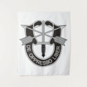 Spezialkräfte SF De Oppresso Liber Wandteppich (Vorderseite)