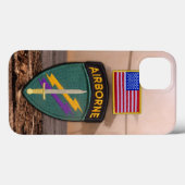 Spezialops USACAPOC Veterans Veterans Patch Case-Mate iPhone Hülle (Rückseite (Horizontal))