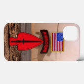 Spezialops USASOC Veterans Vets Patch Case-Mate iPhone Hülle (Rückseite (Horizontal))