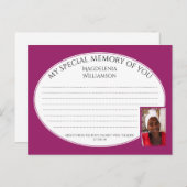 SPEZIALSPEICHER DES Fotos Speicherkarte freigeben Postkarte (Vorne/Hinten)