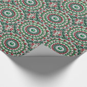 Spezialverpackung mit italienischen Farben Geschenkpapier (Ecke)