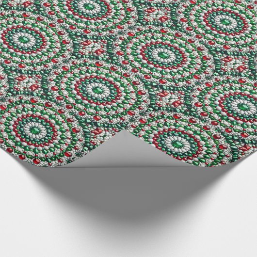 Spezialverpackung mit italienischen Farben Geschenkpapier (Ecke)