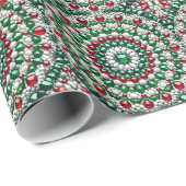 Spezialverpackung mit italienischen Farben Geschenkpapier (Rolleneckpunkt)