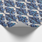 Spezialverpackungspapier mit schottischen Fistles Geschenkpapier (Ecke)