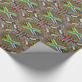Spezialverpackungspapier mit südafrikanischen Farb Geschenkpapier (Ecke)