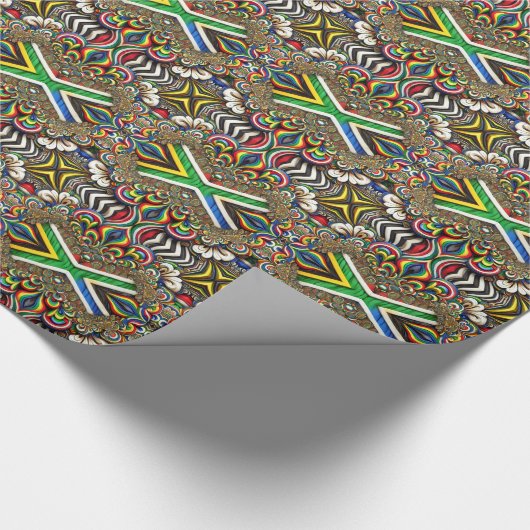 Spezialverpackungspapier mit südafrikanischen Farb Geschenkpapier (Ecke)
