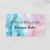 Speziell für Aquarellpasten Visitenkarte (Vorderseite)