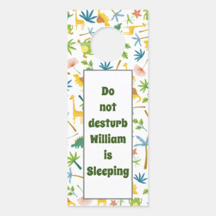 Speziell für das Tier "Safari" Türanhänger