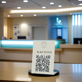 Speziell für den Logo-Scanner im Krankenhaus Sockelschild