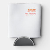 Speziell für die Funk- und Fernsehgeräte geeignet Dosenkühler (Vorderseite)