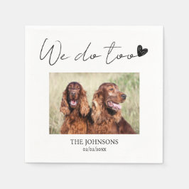 Speziell für Haustierservietten für Hochzeiten Serviette