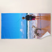 Speziell für Ihr Foto Beach Handtuchgeschenk Perso Strandtuch (Vorderseite)
