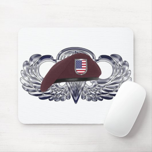 Speziell für Im Flugzeug Flügel konzipiertes Beret Mousepad (Mit Mouse)