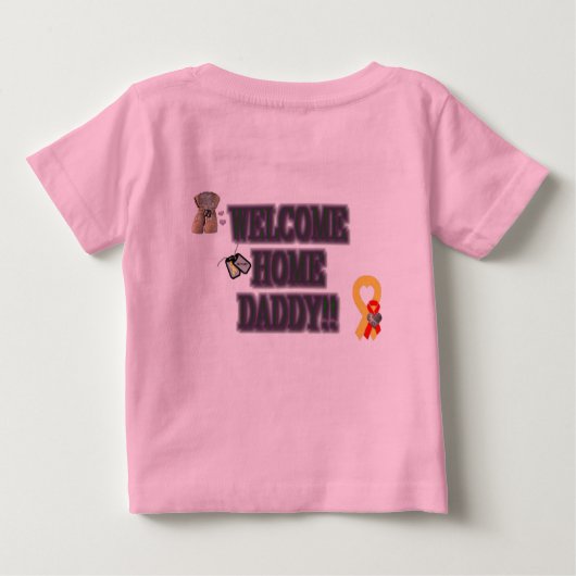 Speziell für Rebecca Baby T-shirt (Rückseite)