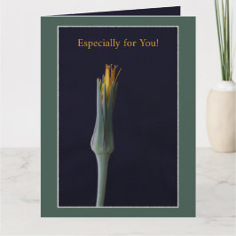 Speziell für Sie! Elegant Personalisiert floral Karte