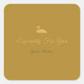 Speziell für Sie Quadratischer Aufkleber (Vorderseite)