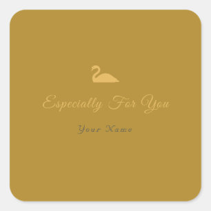 Speziell für Sie Quadratischer Aufkleber