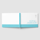 SPEZIELL KEEPSAKE einfach, modern, türkisblau Gästebuch (Voll)