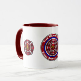 Speziell konzipierte Feuerwehr Tasse