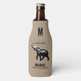 Speziell mit schwarzem Elefant kühler Flaschenkühler