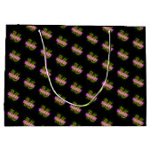 Spezielle 16 . Geburtstag 16 Papier-Einkaufstasche Große Geschenktüte (Rückseite)