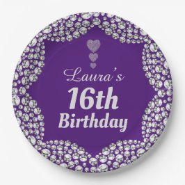 Spezielle 16. oder Party-Teller bearbeiten Pappteller