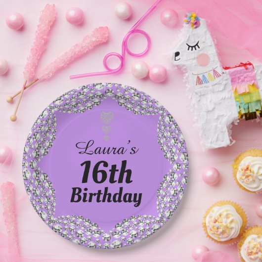 Spezielle 16. oder Party-Teller bearbeiten Pappteller (Party)