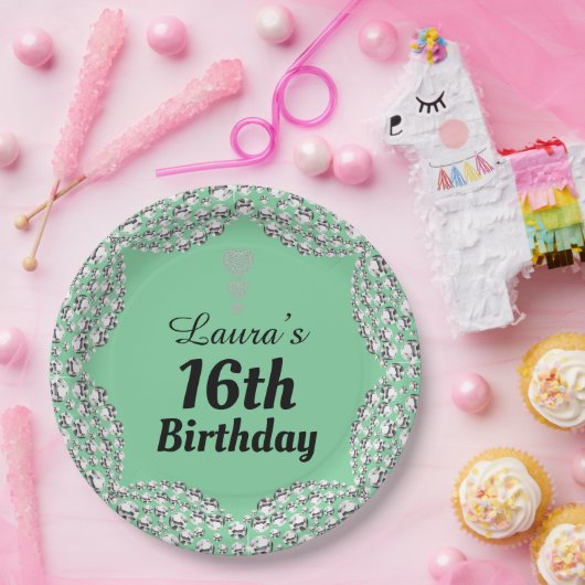 Spezielle 16. oder Party-Teller bearbeiten Pappteller (Party)