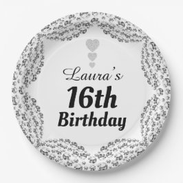 Spezielle 16. oder Party-Teller bearbeiten Pappteller