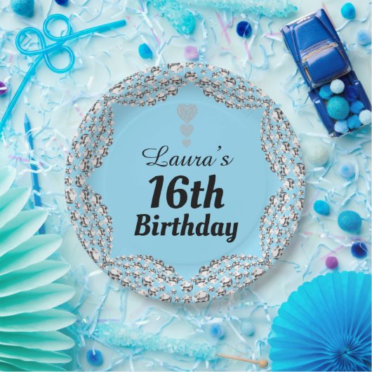 Spezielle 16. oder Party-Teller bearbeiten Pappteller (Party)