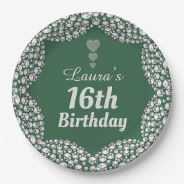 Spezielle 16. oder Party-Teller bearbeiten Pappteller