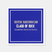 Spezielle 50. Wiedersehen! Klasse Wiedersehen Napk Serviette (Vorderseite)