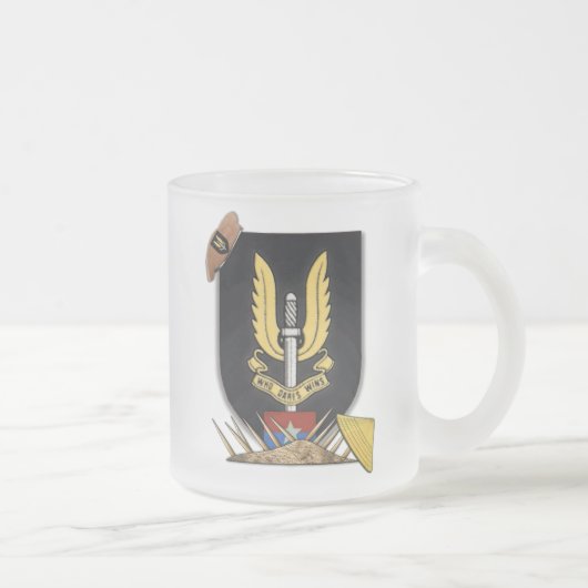 Spezielle Air Service SAS vietnam war frostige Tas Mattglastasse (Rechts)