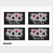 Spezielle Aufkleber für Kartenstecker (Blatt)