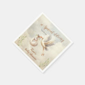 Spezielle Baby-Dusche für das Geschlecht der neutr Serviette (Ecke)