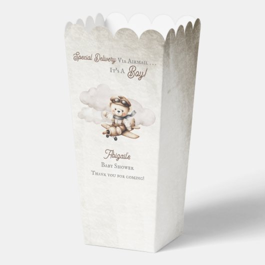 Spezielle Babydusche für Teddy-Bären Geschenkschachtel (Vorderseite)