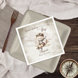 Spezielle Babydusche für Teddy-Bären Serviette