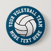 Spezielle Beachvolleyball-Mannschaftsknöpfe Button (Vorderseite)