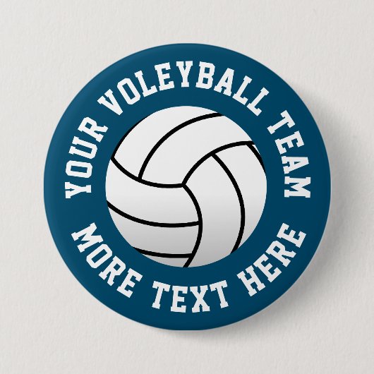 Spezielle Beachvolleyball-Mannschaftsknöpfe Button (Vorderseite)