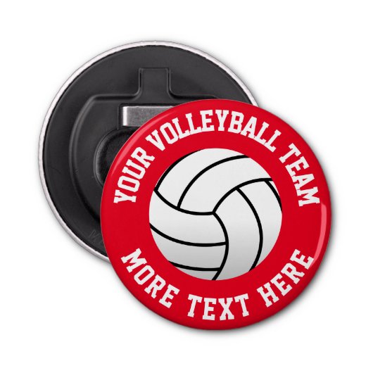 Spezielle Beachvolleyball-Sportarten mit magnetisc Flaschenöffner (Vorderseite)