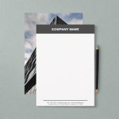 Spezielle Berufliche Firmenname Foto Clean Mitteilungskarte